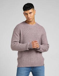 LEE MĘSKI SWETER LEE SEASONAL CREW PURPLE STORM L83ZDD70 112322657