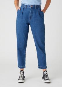 DAMSKIE SPODNIE JEANSOWE WRANGLER MOM CHINO LAKE SIDE W22H-ZB-26K