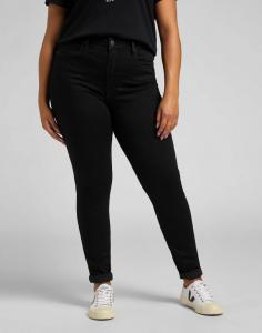 LEE SUPER HIGH SCARLETT DAMSKIE SPODNIE JEANSOWE JEANSY BLACK RINSE L32GSY47