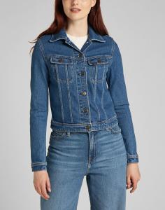 LEE RIDER JACKET DAMSKA KURTKA JEANSOWA WORN IRIS L54MMWQW 112140282