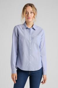 LEE REGULAR SHIRT DAMSKA KOSZULA REGULAR FIT WASHED BLUE L46AGCLR