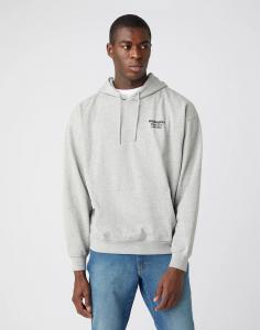 MĘSKA BLUZA WRANGLER WWYG HOODIE MID GREY MEL W6F9H1X37 112141480