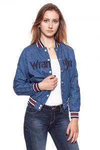 DAMSKA KURTKA PRZEJŚCIOWA WRANGLER BOMBER JACKET RETRO ACTIVE W412FD123 112128765