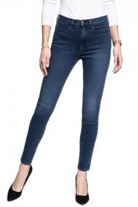 SPODNIE DAMSKIE WRANGLER HIGH RISE SKINNY SOLAR BLUE W27HJC11J 112128087