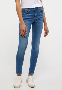 MUSTANG SHELBY SKINNY DAMSKIE SPODNIE JEANSOWE JEANSY DŻINSY DENIM BLUE 1013581 5000 502
