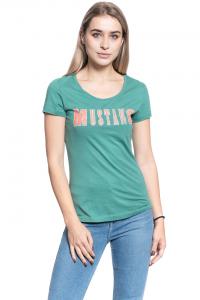 T-SHIRT DAMSKI MUSTANG ALEXIA C PRINT DEEP SEA 1009641 6318