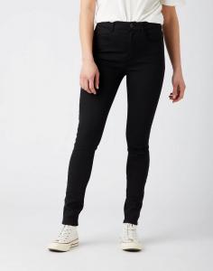WRANGLER HIGH RISE SKINNY DAMSKIE SPODNIE JEANSOWE FUTURE BLACK W27H4230N 112141263