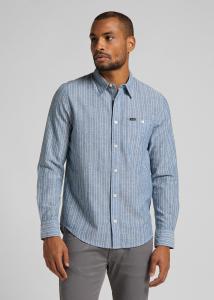 MĘSKA KOSZULA MATERIAŁOWA LEE ONE POCKET SHIRT WASHED BLUE L66NQALR 112116600