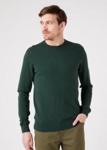 WRANGLER CREWNECK KNIT MĘSKI SWETER KLASYCZNY SYCAMORE W8A02PG49