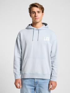 MESKA BLUZA LEE RELAXED GRAPHIC HOODIE CONCRETE GRA 112364071