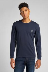 LEE LS PATCH LOGO TEE MĘSKI LONGSLEEVE NAVY L60RFQ35