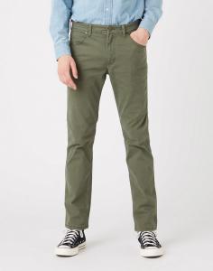 WRANGLER GREENSBORO MĘSKIE SPODNIE JEANSOWE MILITARE GREEN W15Q71G40 112319944