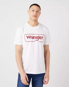 WRANGLER FRAME LOGO TEE MĘSKI T-SHIRT KOSZULKA NADRUK W70JD3989