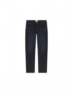 WRANGLER MĘSKIE SPODNIE JEANSOWE TEXAS SLIM DEEP BLUE BLACK 112355027 W12S017421