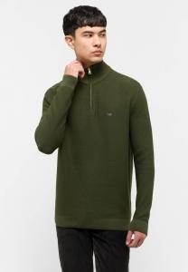 Mustang Style: Everett Rifle Green 1015474 6514 MĘSKI SWETER