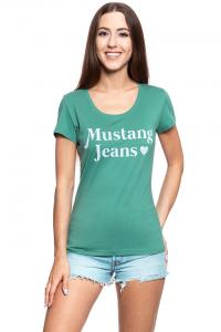 MUSTANG T SHIRT DAMSKI Alexia C Print Deep Sea 1009391 6318