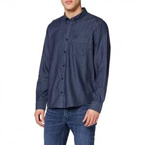 LEE BUTTON DOWN MĘSKA KOSZULA REGULAR FIT WASHED BLUE L880CQLR