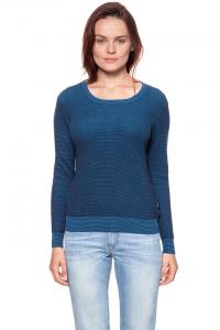 DAMSKI SWETER WRANGLER TWO TONE KNIT NAVY W81081P35 112132225