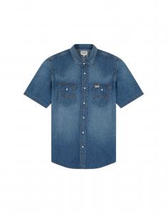 WRANGLER MĘSKA KOSZULA JEANSOWA SS WESTERN SHIRT Dusky 112350572 W5H8016805
