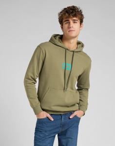 LEE TOPS' EM ALL HOODIE MĘSKA BLUZA Z KAPTUREM BRINDLE GREEN L83RSPUA 112145615