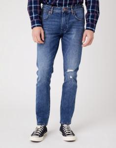 WRANGLER LARSTON MĘSKIE SPODNIE JEANSOWE DARK INDIGO W18S59X1E 112324510