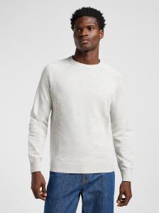 LEE MĘSKI SWETER LEE CLEAN RAGLAN SWEATER SHARP GREY MEL 112363889