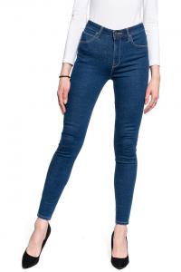 DAMSKIE SPODNIE JEANSOWE LEE Scarlett High DARK MONO L626PQXM 112114316