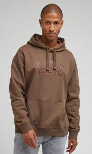 LEE GRAPHIC HOODIE MĘSKA BLUZA Z KAPTUREM TRUFFLE 112342476