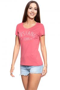 MUSTANG T SHIRT DAMSKI Alexia C Print Slate Rose 1009387 8271