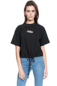 DAMSKI T-SHIRT WRANGLER WAFFLE TEE FADED BLACK W7R2-DA-XV6 112132099