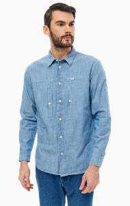 LEE SEASONAL WORKER SHIRT MĘSKA KOSZULA MATERIAŁOWA WORKWEAR BLUE L67YXQKR 112116975