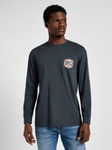 LEE MĘSKA KOSZULKA LONGSLEEVE LEE LS ESS SEASONAL TEE WASHED BLACK 112358045