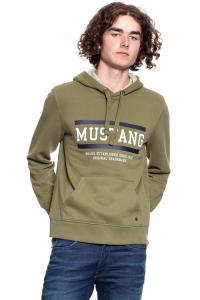 MUSTANG BLUZA Bennet H Logo BURNT OLIVE 1008008 6358