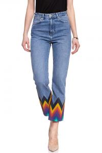 WRANGLER RETRO CROP STRAIGHT KABEL BLUE W27YER19K