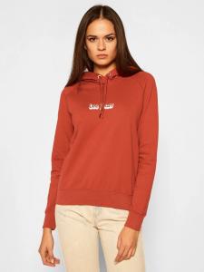 LEE ESSENTIAL HOODIE DAMSKA BLUZA Z KAPTUREM RED OCHRE L53WTXOE