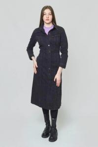 LEE LONGSLEEVE DRESS DAMSKA SUKIENKA JEANSOWA BLACK DUNS L50LNECY