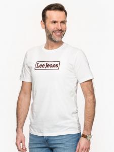 MĘSKI T-SHIRT LEE LEE JEANS TEE BRIGHT WHITE L65LFELJ