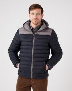 WRANGLER PUFFER JACKET MĘSKA KURTKA PRZEJŚCIOWA BLACK W4B1WA100