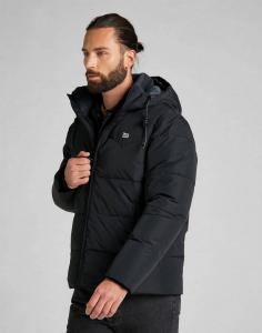 LEE PUFFER JACKET MĘSKA KURTKA ZIMOWA BLACK L88BNY01