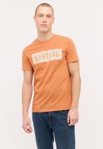 MĘSKA KOSZULKA MUSTANG Austin T-shirt LOGO Raw Sienna 1015070 7088