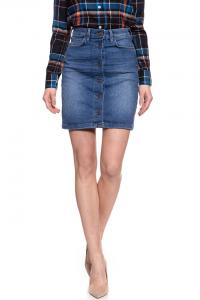 SPÓDNICA JEANSOWA LEE A LINE SKIRT BLUE DROP L38NROEM