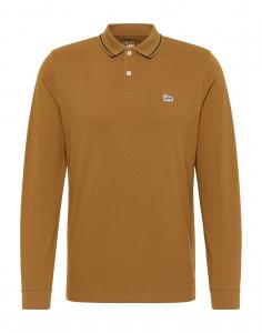 LEE LS PIQUE POLO MĘSKA KOSZULKA Z DŁUGIM RĘKAWEM LONGSLEEVE LOGO TUMBLEWEED L61VRL84