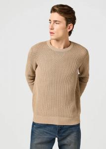 WRANGLER MĘSKA SWETER WRANGLER CREWNECK SWEATER TIMBERWOLF 112364321