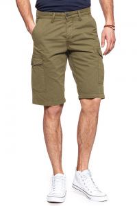 KRÓTKIE SPODENKI WRANGLER CARGO SHORT DUFFLEBAG GREEN W15DVD15U 112126799