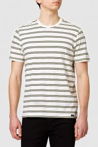 MĘSKI T-SHIRT LEE STRIPE TEE GOLDEN HAZE L64FFDAY