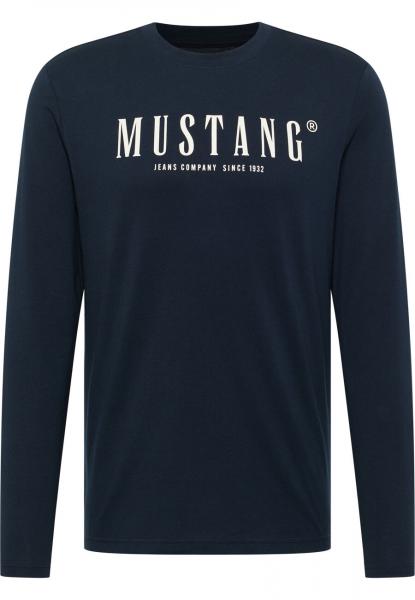 MĘSKA KOSZULKA Longsleeve MUSTANG Asheville Dark Sapphire 1016288 4136