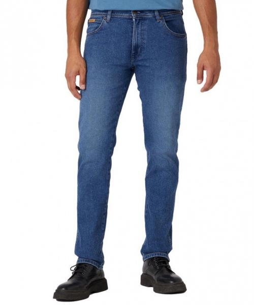 WRANGLER TEXAS SLIM MĘSKIE SPODNIE JEANSOWE JEANSY COOL SHADE W12SYLZ88 112330697