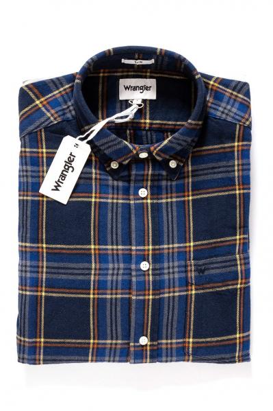 KOSZULA WRANGLER LS 1PKT BUTTON DOWN NAVY W5883OK35 112129640