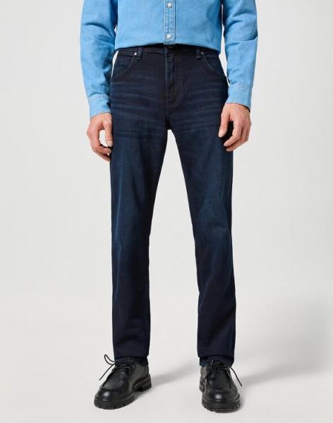 WRANGLER MĘSKIE SPODNIE JEANSOWE GREENSBORO DEEP BLUE BLACK 112355019 W15Q017421