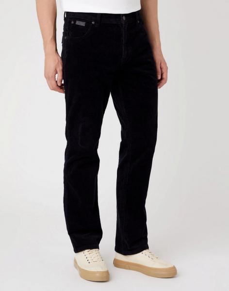 WRANGLER TEXAS MĘSKIE SPODNIE SZTRUKSY BLACK W121A2100 112320120
